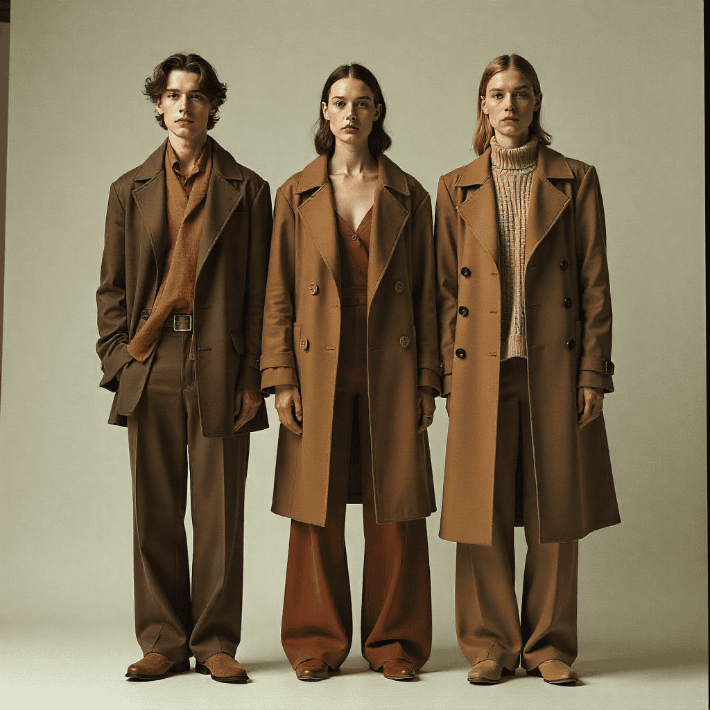 Current season styling with transitional pieces